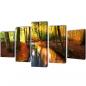 Preview: ARDEBO.de - Bilder Dekoration Set Wald 200 x 100 cm