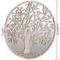 Preview: Gartenspiegel Sand 40x2,5 cm Eisen Rund