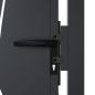 Preview: Gartentor Anthrazit 105x155 cm Stahl Gras-Design