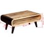 Preview: Couchtisch Raues Mangoholz 90x55x39 cm