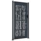Preview: Gartentor Anthrazit 105x205 cm Stahl Bambus-Design