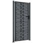 Preview: Gartentor Anthrazit 105x205 cm Stahl Quadratisches Design