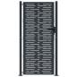 Preview: Gartentor Anthrazit 105x205 cm Stahl Quadratisches Design