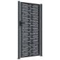 Preview: Gartentor Anthrazit 105x205 cm Stahl Quadratisches Design