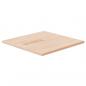 Preview: ARDEBO.de - Tischplatte Quadratisch 40x40x1,5 cm Eichenholz Unbehandelt