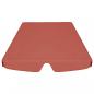 Preview: Ersatzdach für Hollywoodschaukel Terracotta 150/130x105/70 cm