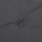 Preview: Gartenbank-Auflagen 2 Stk. Melange Anthrazit 180x50x7 cm Stoff