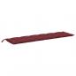 Preview: Gartenbank-Auflagen 2 Stk. Melange Weinrot 200x50x7 cm Stoff