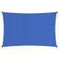 Preview: ARDEBO.de - Sonnensegel 160 g/m² Rechteckig Blau 3x6 m HDPE