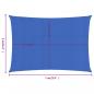 Preview: Sonnensegel 160 g/m² Rechteckig Blau 5x7 m HDPE