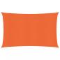 Preview: ARDEBO.de - Sonnensegel 160 g/m² Rechteckig Orange 5x7 m HDPE