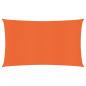 Preview: ARDEBO.de - Sonnensegel 160 g/m² Rechteckig Orange 4x7 m HDPE