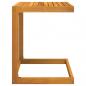 Preview: C-Tisch 42x40x50 cm Massivholz Akazie