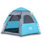 Preview: Campingzelt 4 Personen Blau Quick Release