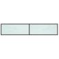 Preview: TV-Schrank Weiß Marmor-Optik 200x40x40,5 cm Hartglas
