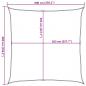 Preview: Sonnensegel Sandfarbe 6x6 m 100% Polyester Oxford