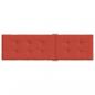 Preview: Liegestuhl-Auflage Melange Rot (75+105)x50x3 cm Stoff