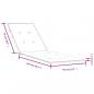 Preview: Liegestuhl-Auflage Melange Rot (75+105)x50x3 cm Stoff