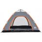 Preview: Campingzelt 5 Personen Grau und Orange Quick Release