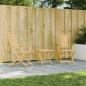 Preview: ARDEBO.de - Gartenstühle 2 Stk. Klappbar 53x66x99 cm Bambus
