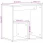 Preview: Beistelltische 2 Stk. Sonoma-Eiche 50x30x50 cm Holzwerkstoff