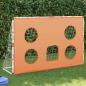 Preview: ARDEBO.de - Fußballtor für Kinder mit Zielmatte und Ball 182x62x118 cm