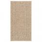 Preview: Teppich ZIZUR 100x200 cm Jute-Optik Indoor und Outdoor