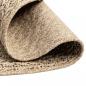 Preview: Teppich ZIZUR Ø 200 cm Jute-Optik Indoor und Outdoor