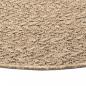 Preview: Teppich ZIZUR Ø 200 cm Jute-Optik Indoor und Outdoor