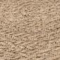 Preview: Teppich ZIZUR Ø 200 cm Jute-Optik Indoor und Outdoor