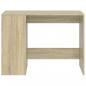 Preview: Schreibtisch Sonoma-Eiche 102x50x75 cm Holzwerkstoff