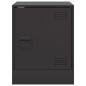 Preview: Nachttische 2 Stk. Schwarz 34,5x39x44 cm Stahl