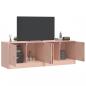 Preview: TV-Schränke 2 Stk. Rosa 67x39x44 cm Stahl