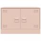 Preview: TV-Schränke 2 Stk. Rosa 67x39x44 cm Stahl