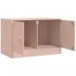 Preview: TV-Schränke 2 Stk. Rosa 67x39x44 cm Stahl