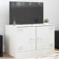 Preview: ARDEBO.de - TV-Schrank Weiß 67x39x44 cm Stahl