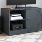 Preview: ARDEBO.de - TV-Schrank Anthrazit 67x39x44 cm Stahl