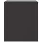 Preview: Nachttische 2 Stk. Schwarz 34,5x39x44 cm Stahl