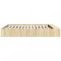 Preview: Bettgestell Sonoma-Eiche 180x200 cm Holzwerkstoff