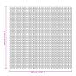 Preview: Campingteppich Anthrazit 3x3 m