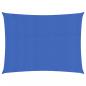 Preview: ARDEBO.de - Sonnensegel 160 g/m² Rechteckig Blau 3,5x4,5 m HDPE