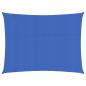 Preview: ARDEBO.de - Sonnensegel 160 g/m² Rechteckig Blau 5x6 m HDPE