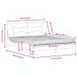Preview: Bett mit Matratze Dunkelbraun 160x200 cm Stoff
