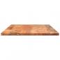 Preview: Tischplatte 80x70x2,5 cm Rechteckig Massivholz Akazie