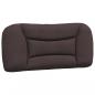 Preview: Bett mit Matratze Dunkelbraun 80x200 cm Stoff