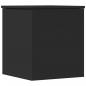 Preview: Truhe Schwarz 40x42x46 cm Holzwerkstoff