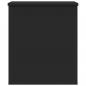 Preview: Truhe Schwarz 40x42x46 cm Holzwerkstoff
