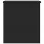 Preview: Truhe Schwarz 40x42x46 cm Holzwerkstoff
