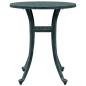 Preview: Gartentisch Grün Ø48x53 cm Aluminiumguss