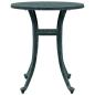 Preview: Gartentisch Grün Ø48x53 cm Aluminiumguss